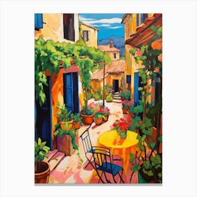 Taormina Italy 1 Fauvist Painting Canvas Print