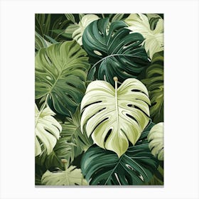 Tropical Leaves 2 Canvas Print