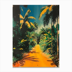 Road To The Jungle Canvas Print