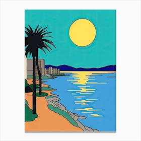 Minimal Design Style Of Gold Coast, Australia4 Canvas Print