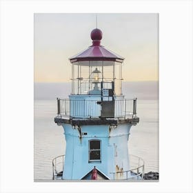 Lighthouse At Dusk Canvas Print