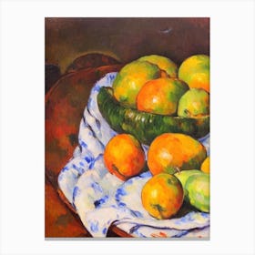 Bitter Melon 2 Cezanne Style vegetable Canvas Print