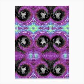 Purple Swirls Canvas Print