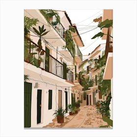 Street In Spain 3 Canvas Print