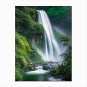 Shifen Waterfall, Taiwan Realistic Photograph (3) Canvas Print