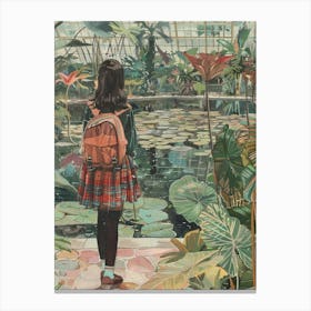 In The Garden Ganna Walska Lotusland Usa 3 Canvas Print