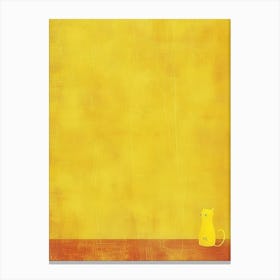 Yellow Cat 1 Canvas Print
