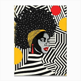 Afro Girl 32 Canvas Print