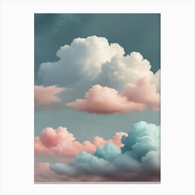 Dreamy Clouds Canvas Print