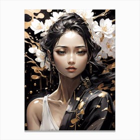 Asian Girl 4 Canvas Print