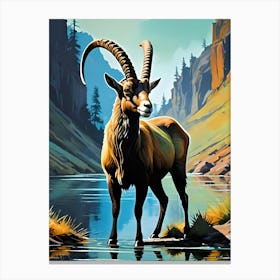 Mountain Goat Canvas Print