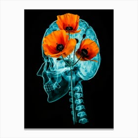 Poppies In The Brain 1 Canvas Print