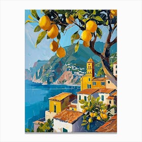 Lemons On The Roof Canvas Print