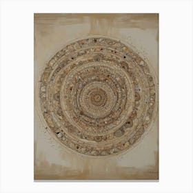 Circle Of Shells Canvas Print