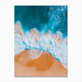 Aerial View Of The Ocean 2 Canvas Print