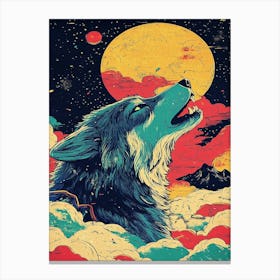 Howling Wolf Canvas Print