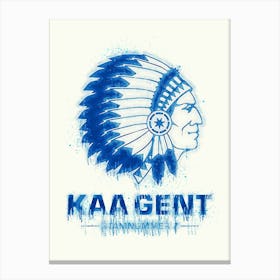 Kaa Gent League Belgium Canvas Print