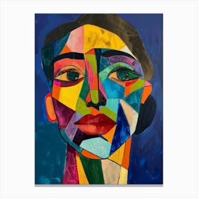 Abstract Portrait Of A Woman 39 Canvas Print