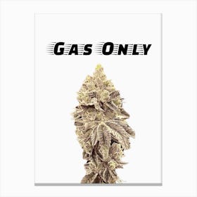 Cannabis Gas Only Canvas Print