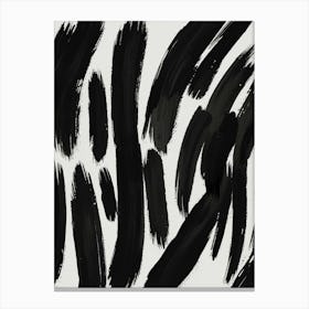 Zebra Strokes Canvas Print