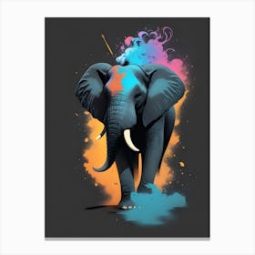 Elephant Art Canvas Print