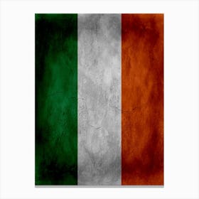 Ireland Flag Texture Canvas Print