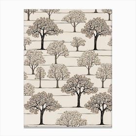 Minimalist Trees Canvas Print