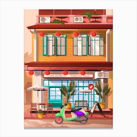 Shophouse Canvas Print