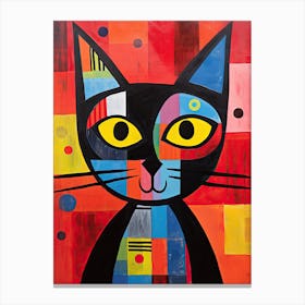 Cat In A Square Canvas Print