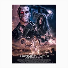 Terminator 2, Wall Print, Movie, Poster, Print, Film, Movie Poster, Wall Art, Canvas Print