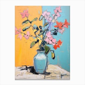 Flower Painting Fauvist Style Bougainvillea 2 Canvas Print