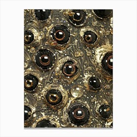 Gold Eyes Canvas Print