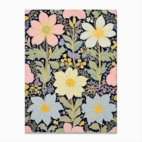 William Morris Inspired Pastel Spring Stampe su tela