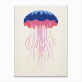 Irukandji Jellyfish Cartoon 6 Canvas Print