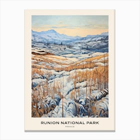 Runion National Park France 2 Poster Canvas Print