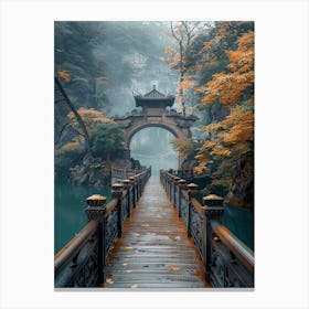 Chinese Bridge Canvas Print