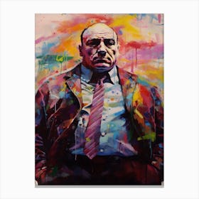 Gangster Art Tony Soprano The Sopranos Canvas Print