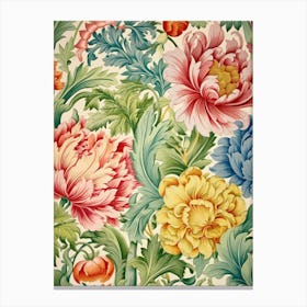 Floral Wallpaper Pattern 2 Canvas Print