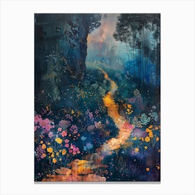 Path Through The Forest Canvas Print