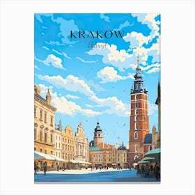 Krakow Travel Poland Canvas Print