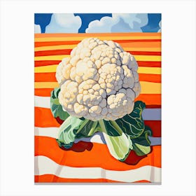 Cauliflower Summer Illustration 4 Canvas Print