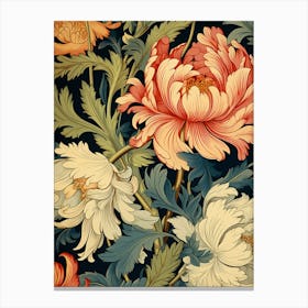 Wallpaper Floral Pattern 4 Canvas Print