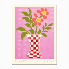 Spring Collection Snapdragon Flower Vase 1 Canvas Print