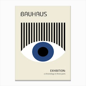 Bauhaus Exhibition Canvas Print