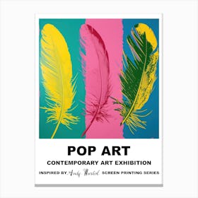 Poster Feathers Pop Art 2 Stampe su tela