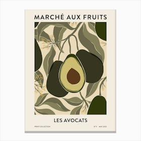 Fruit Market - Avocados Canvas Print