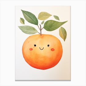 Friendly Kids Apricot 3 Canvas Print