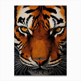 Tiger Face 1 Canvas Print