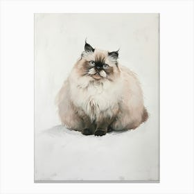 Himalayan Cat Painting 1 Canvas Print