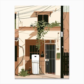 Illustration Of A House 2 Canvas Print